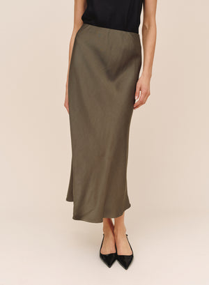 B3774-L63-302 - LONG MAXI BIAS SKIRT