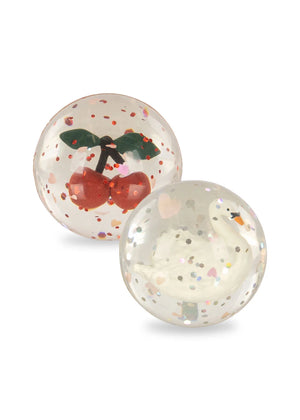 Konges Sløjd Bouncing Ball Set in Cherry and Swan