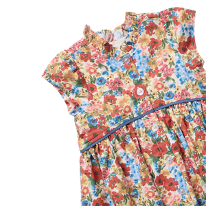 Pink Chicken Fatima Dress in Watercolor Meadow