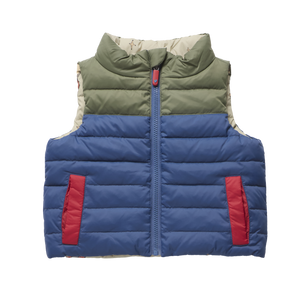 Pink Chicken Reversible Riley Vest in Space Rockets