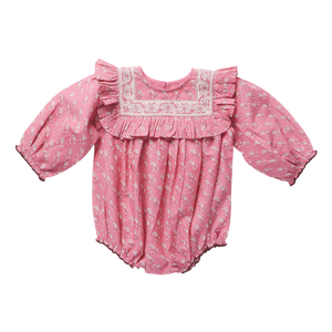 Pink Chicken Quinn Bubble in Small Paisley