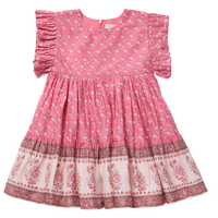 Pink Chicken Kit Dress in Small Paisley