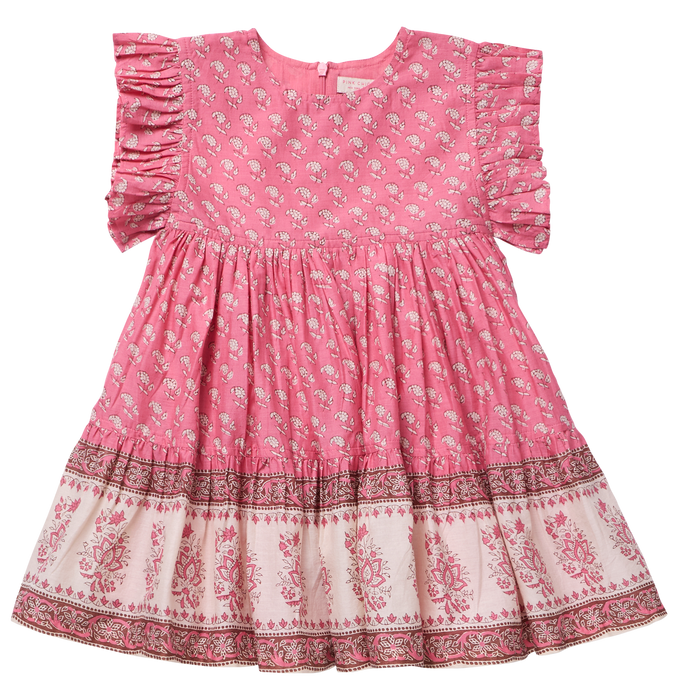 Pink Chicken Kit Dress in Small Paisley