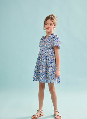 Hunter Bell Kids Merrit Dress in Bermuda Blooms