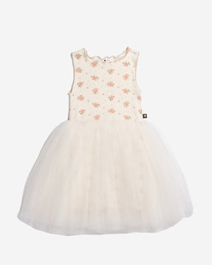 Petite Grace Tutu Dress in Ivory Floral