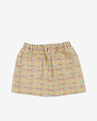 Petite Hailey Stormi Skirt in Goldenrod Flower