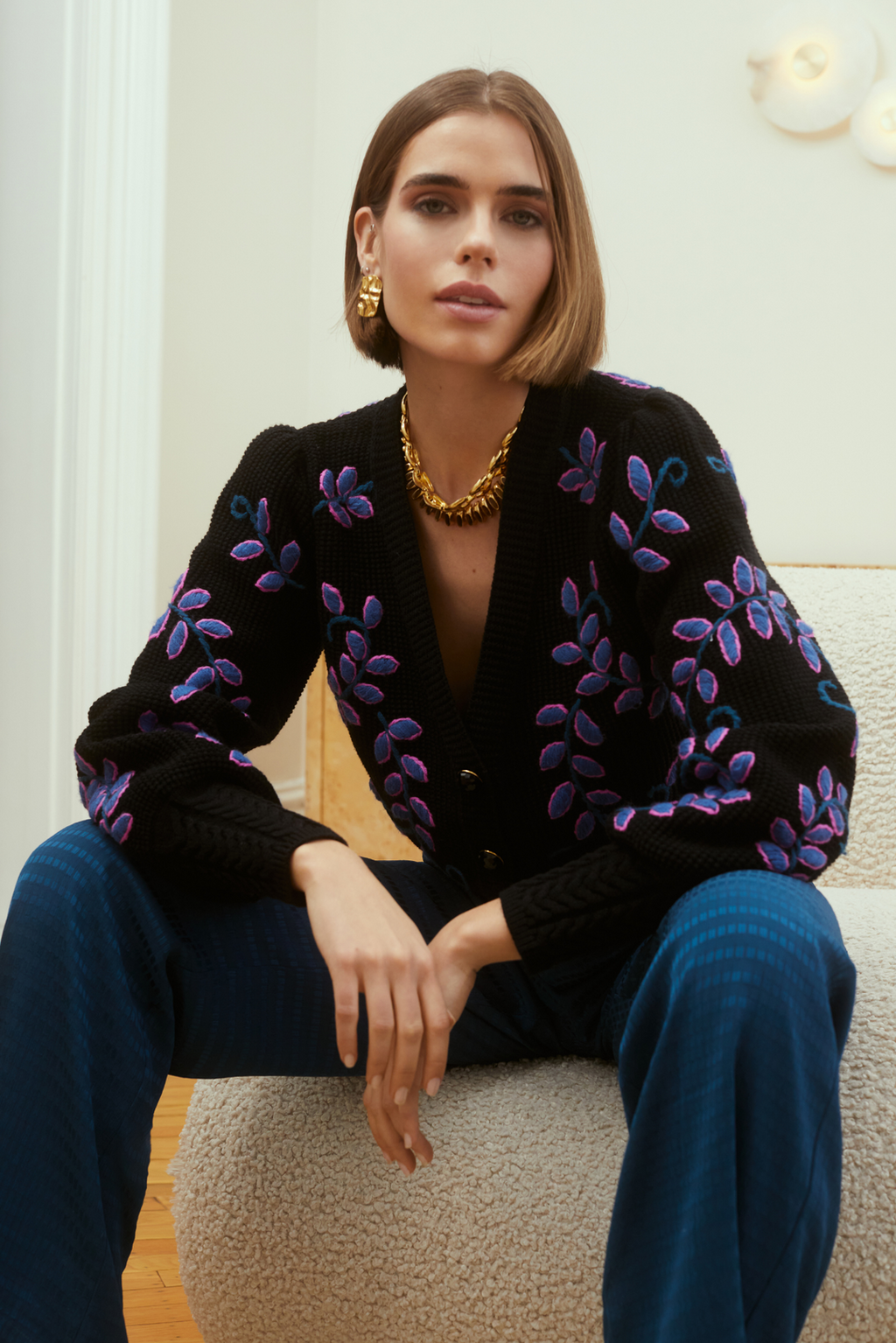 Allison Piper Cardigan in Black