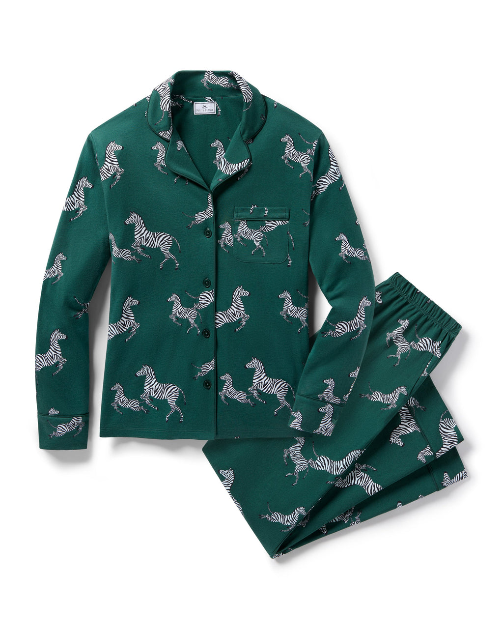 Petite Plume Women's Women's Pima Pajama In Zèbre De Forêt