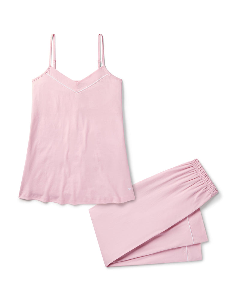 Petite Plume Women's Pima Sylvie Pant Set In Pink