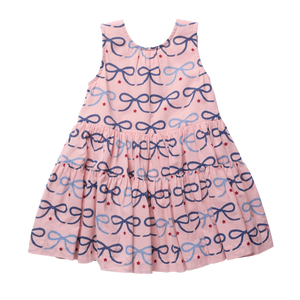 Pink Chicken Eloise Dress in Pink Bows