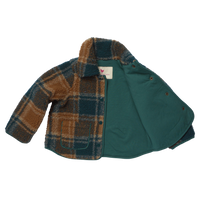 Pink Chicken Boys Jace Jacket in Pumpkin Patch Plaid