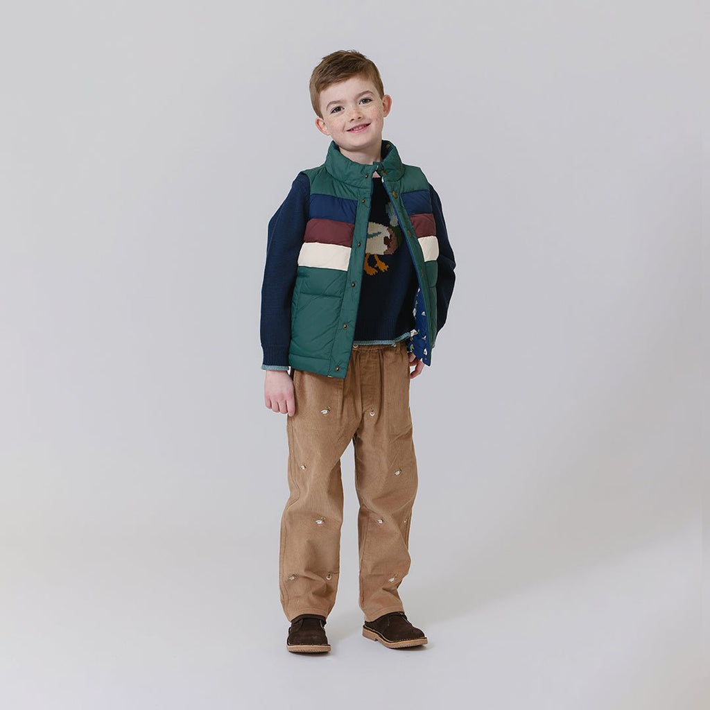 Pink Chicken Jackson Pant in Mallard Embroidery
