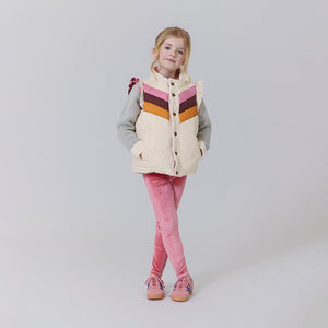 Pink Chicken Velour Legging in Desert Rose