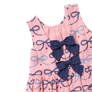 Pink Chicken Eloise Dress in Pink Bows