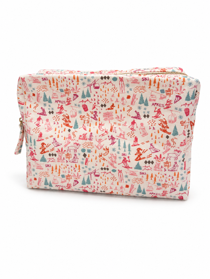 Joy Street Large Pouch in Pink Ski