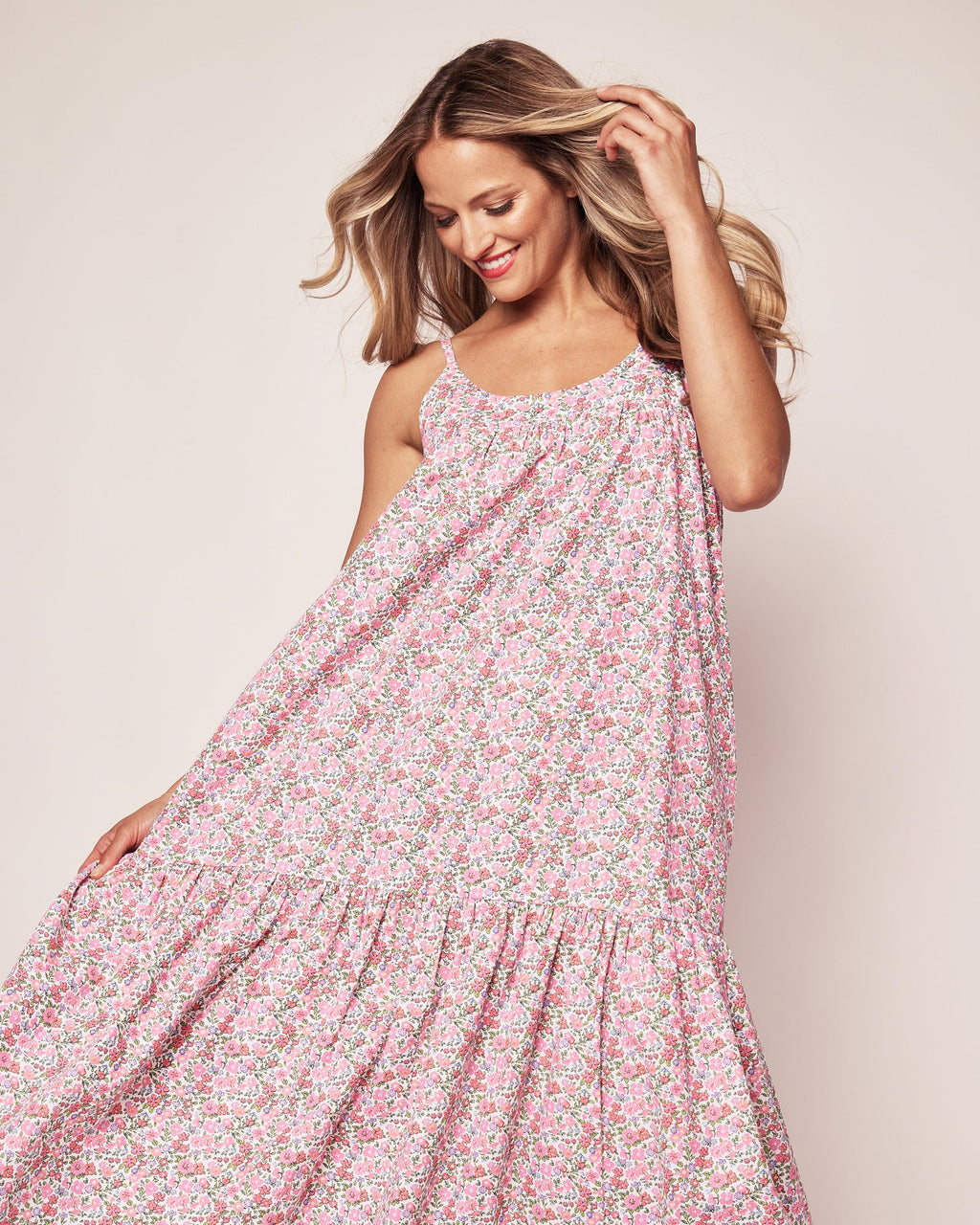 Petite Plume Women's Chloe Nightgown in Fleurs de Rose