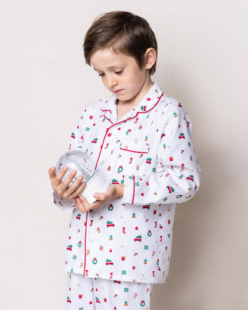 Petite Plume Children's Pajama Set in Winter Nostalgia