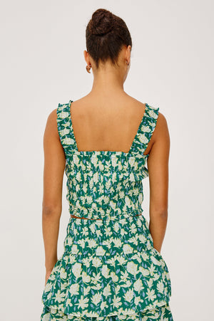 Rails Quinn Top in Green Mayflower
