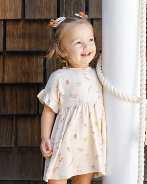 Rylee + Cru Babydoll Dress in Fruit