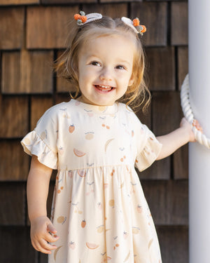 Rylee + Cru Babydoll Dress in Fruit