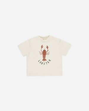 Rylee + Cru Relaxed Tee in Lobster