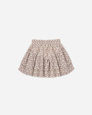 Rylee + Cru Tiered Mini Skirt in Primrose