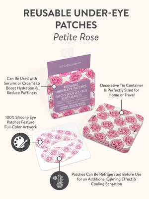Studio Oh! Petite Rose Reusable Under-Eye Patches