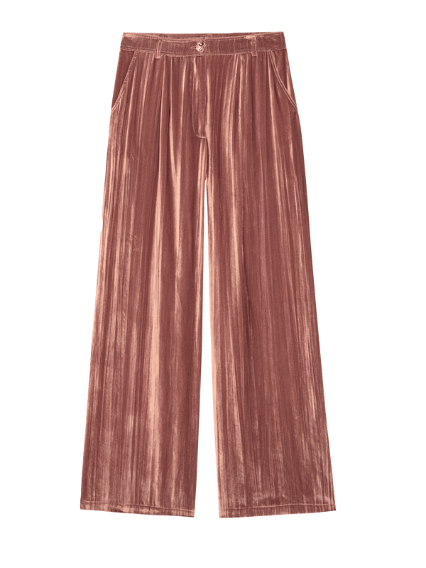 Nation Ltd Ridley Velvet Pant in Terracotta