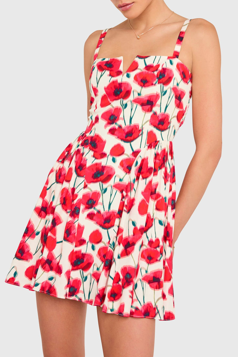 Amanda Uprichard Sarabeth Dress in Poppy Field