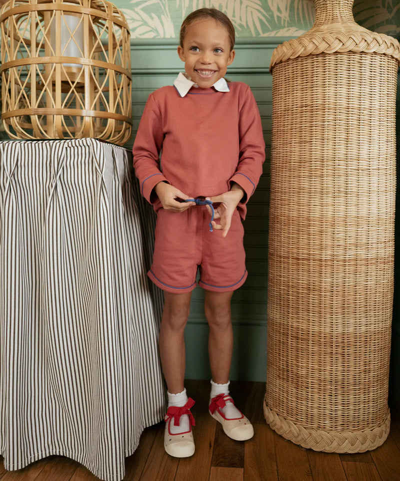 Oso & Me Remy Sweatshirt in Nautical Red