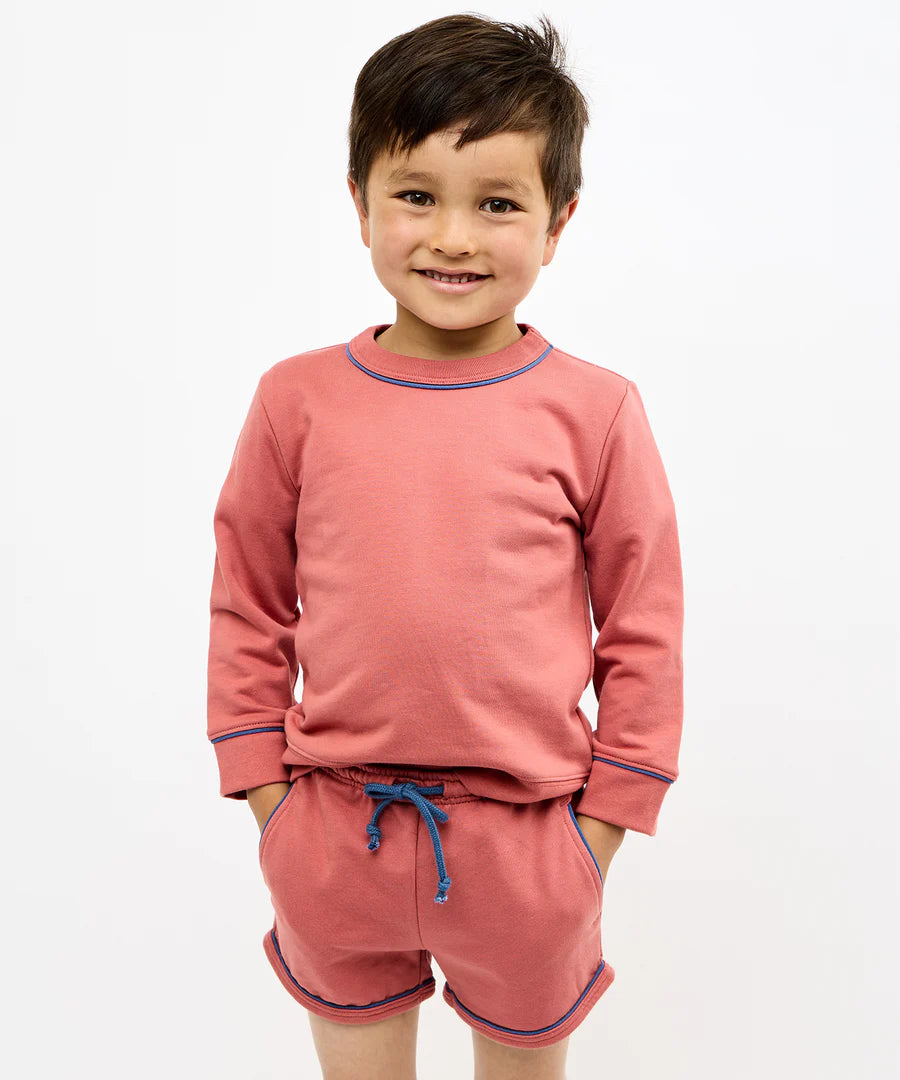 Oso & Me Remy Sweatshirt in Nautical Red