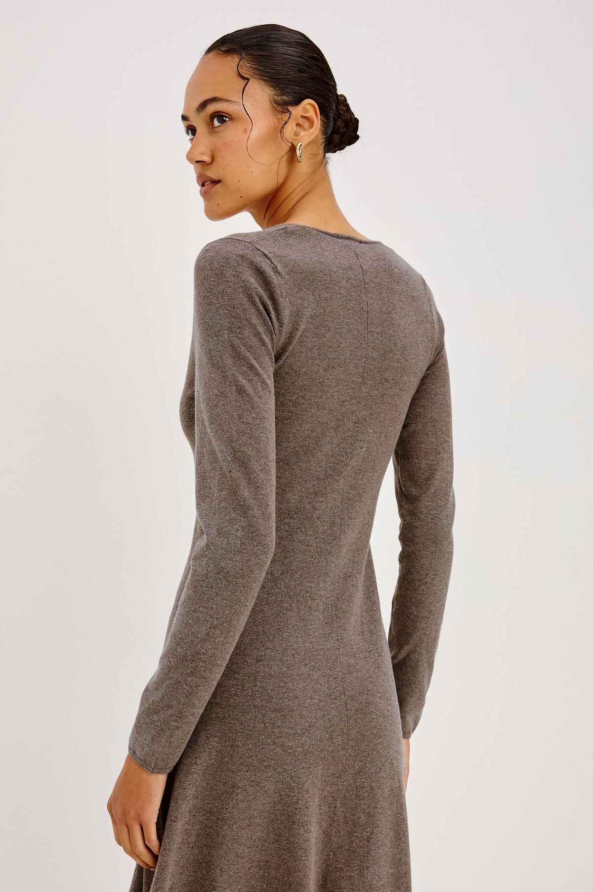Rails Sabrina Dress in Heather Latte
