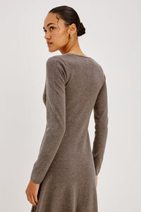 Rails Sabrina Dress in Heather Latte