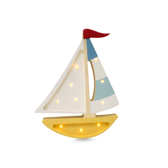 Colorful Dreams Little Lights Mini Sailboat Lamp
