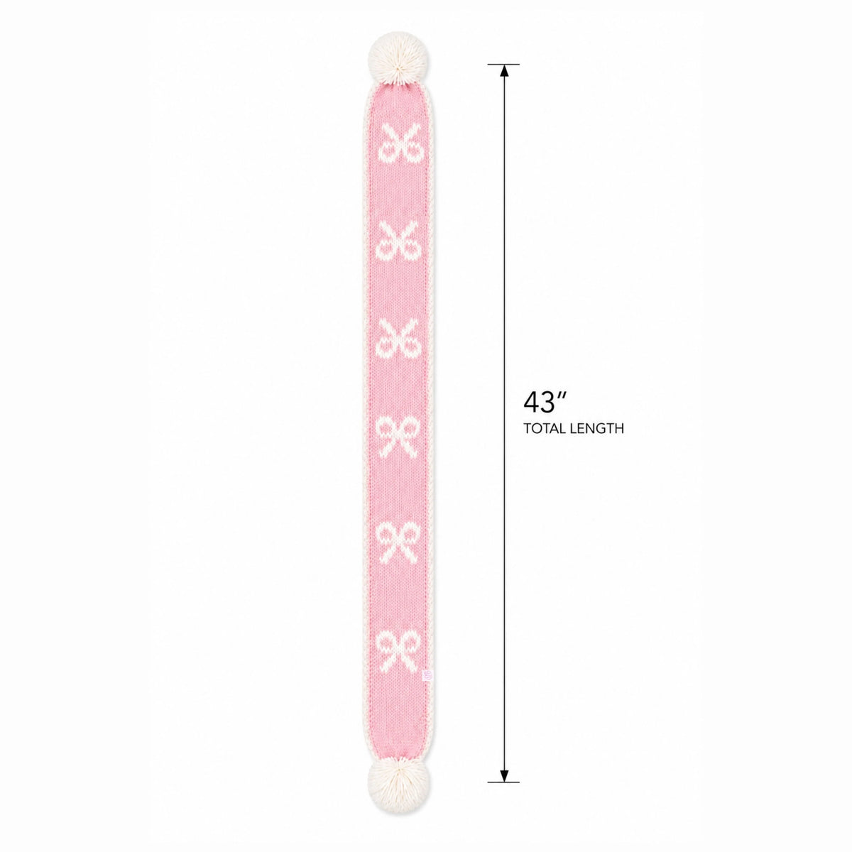 Bits & Bows Scarf in Pink Bows