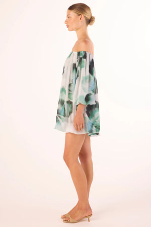 Misa Rosana Dress in Verdant Anemone