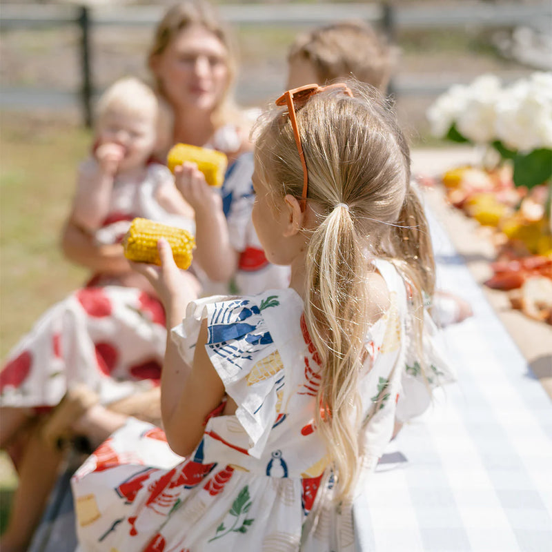 Pink Chicken Elsie Dress in Clambake