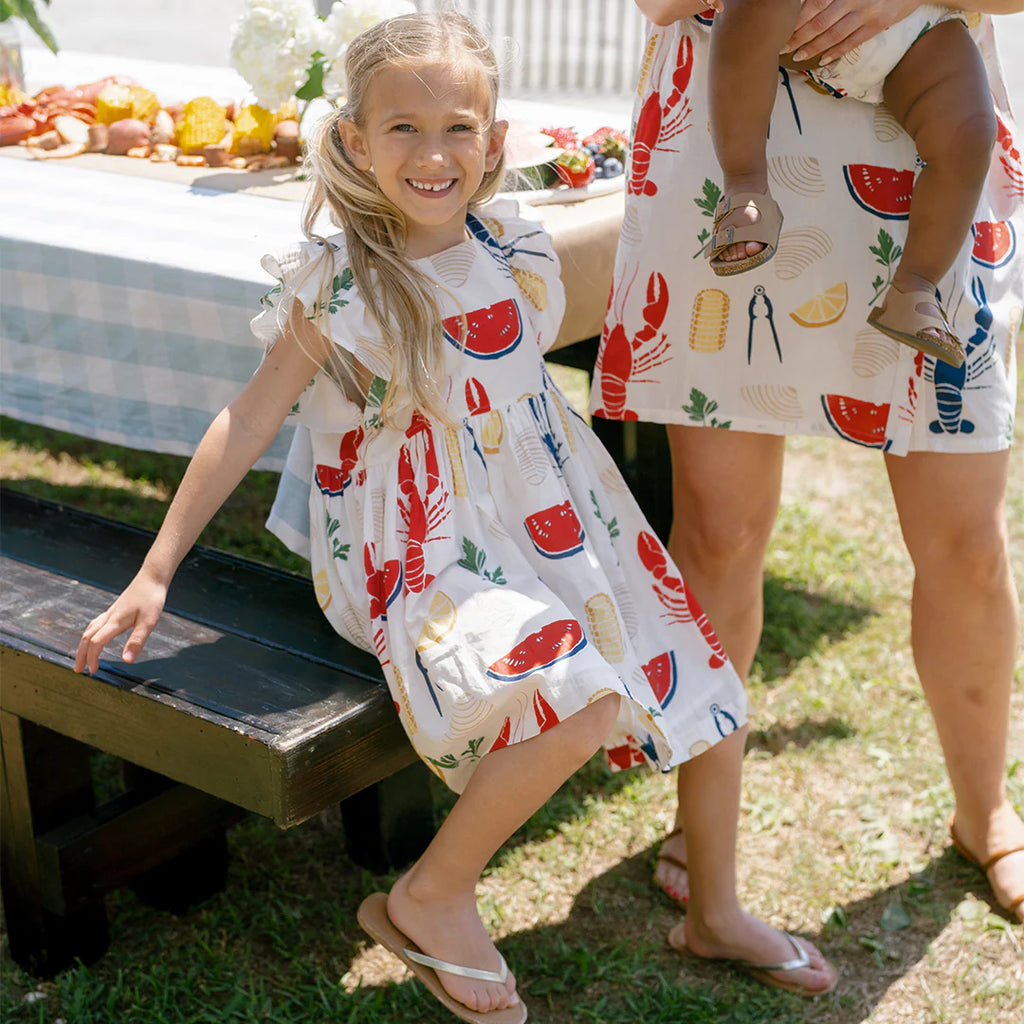 Pink Chicken Elsie Dress in Clambake