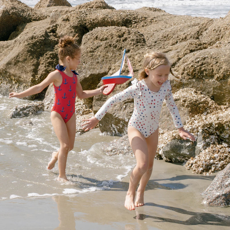Pink Chicken Rachel Swimsuit in Patriotic Stars