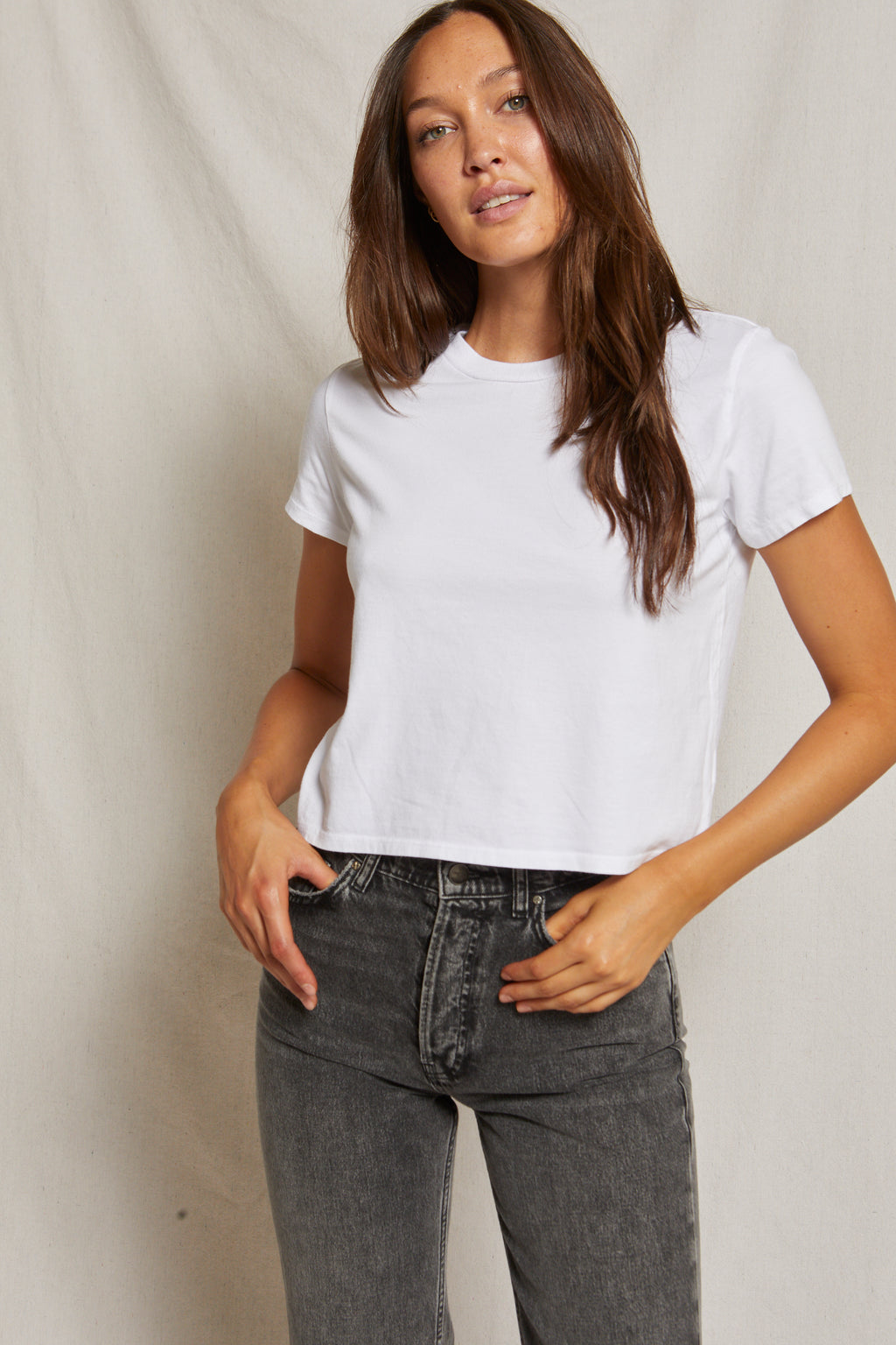 perfectwhitetee Springsteen Tee in White