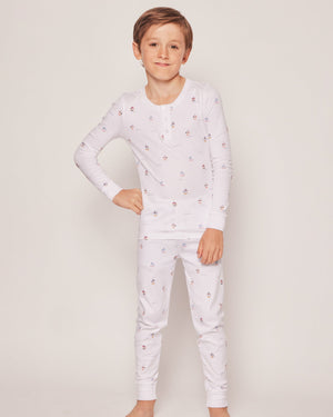 Petite Plume Pima Cotton Snugfit Pajamas in Bateau