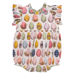 Pink Chicken Baby Jennifer Bubble in Multi Eggs