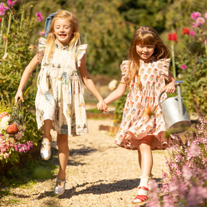 Pink Chicken Jennifer Dress in Multi Flower Drop
