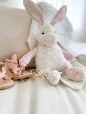 Mon Ami Floppy Bunny in Pink