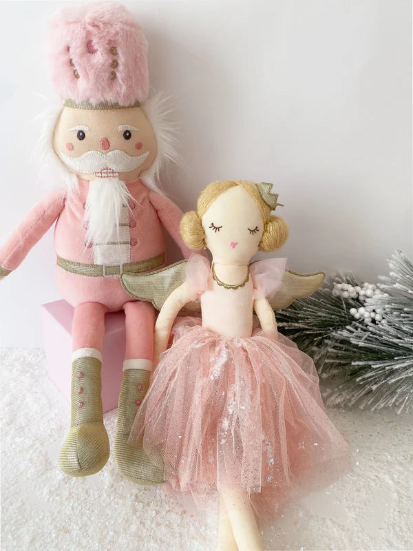 Mon Ami Pink and Gold Nutcracker