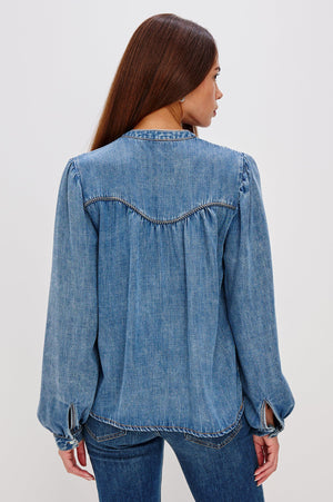 Rails Sunna Top in Blue Stone