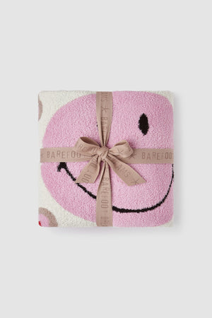 Barefoot Dreams CozyChic® Smiley® Stripe Blanket