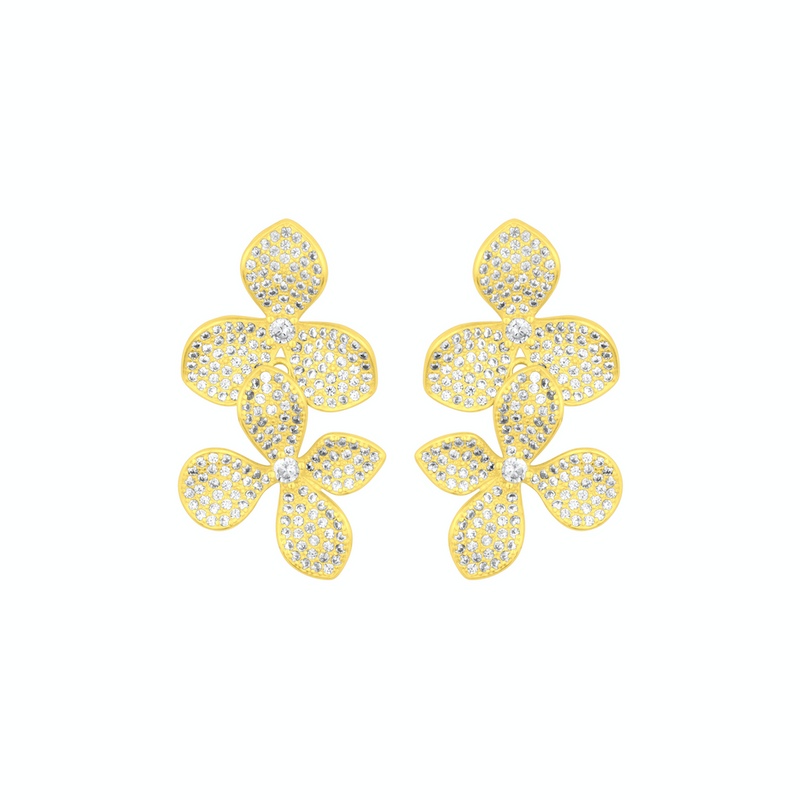 fyb Sakura Earrings in Gold