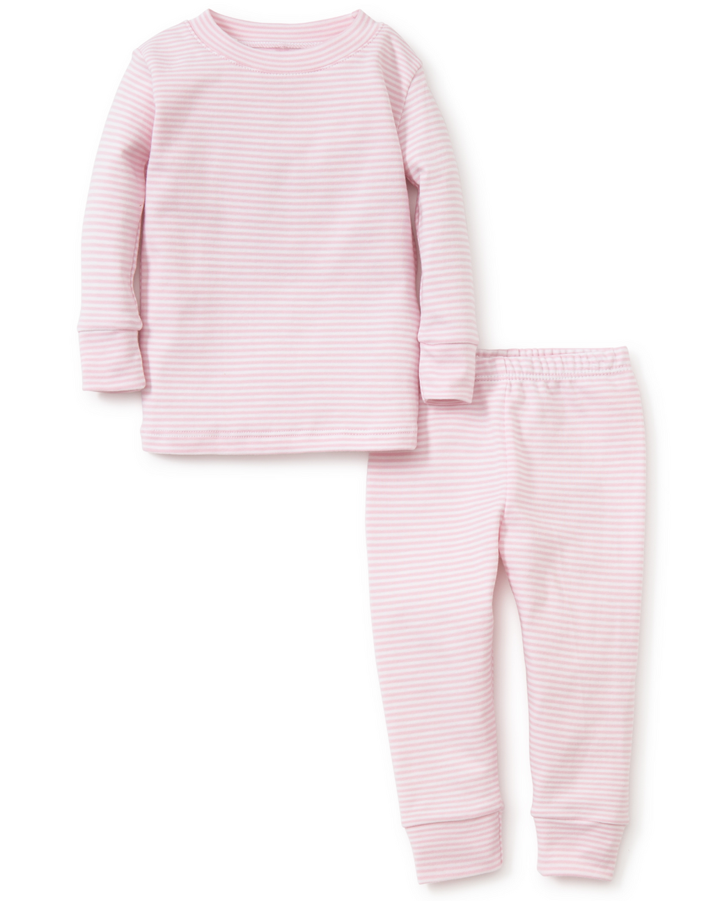 Kissy Kissy Simply Stripes Snugfit Pajama Set in Pink