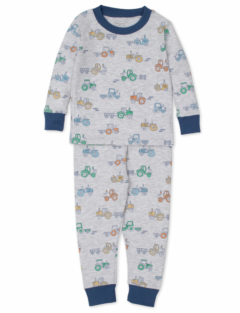 Kissy Kissy Snug Pajama Set in Little Tractor